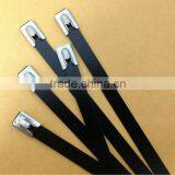 Ball(Auto)-Lock Stainless Steel Cable Tie With Nylon Coating