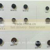 4 Holes Black Caw Horn Button