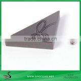 Sinicline Triangle Metal Label in Debossed Logo With Screw thumbnail-2