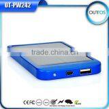 Free Shipping Made in China Out Door Using Smart Rohs Portable Solar Power Bank 4000mah