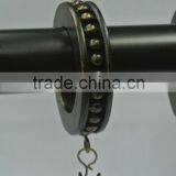 Beaded Curtain Eyelet Ring With Clip For 1-1/2", 1-3/4" and 2" Gold Curtain Rods thumbnail-6