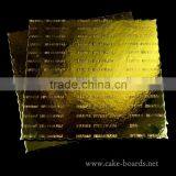 Gold Hand Made Cake Board thumbnail-1