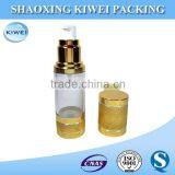 Airless Pump Bottle Gold Empty Vacuum for Refillable Container Cosmetic Cream Lotion Serum Liquid 1 oz 30 ml thumbnail-2