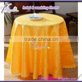 Banquet jacquard linen table cloths for table decorations in banquets, events