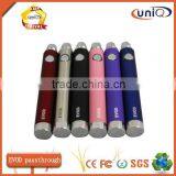 Wholesale Electronic Cigarette fashional Style evod passthrough battery evod clearomizer