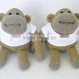 Wholesale Knitted Animal Toys ,knit Stuffed Gorillas Toys thumbnail-4