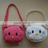 Plush cat bag