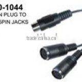 DIN5PIN PLUG TO 2*DIN5PIN JACKS