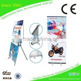 Korean style flexible x-stand banners Advertising banner stand roll up