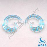Charming Design Wholesale Custom Clear Ear Spiral Glass Plug thumbnail-6