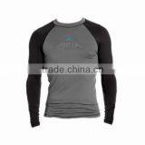 UV Sun Protection Men's Basic Skins Long Sleeve Crew Rash Guard /Surf Tee / Surf Shirt / Sports Wear thumbnail-3