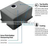 CUPC Stainless Steel Undermount Single Handmade Kitchen Sink Best Kitchen Sink Brand thumbnail-3