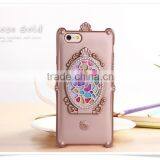 Luxury Girls Case Soft TPU Mirror Case Cover for iPhone 6