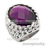 Vintage Purple Stone 316l Stainless Steel Designer Jewelry Supplier's Choice