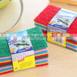2016 Kitchen Cleaning Colorful Scouring Pad nylon Scouring Pad for sales