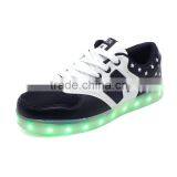 Wholesale USB Charger Changeable Colors Light up Running Sports Casual Shoes for Adults JK-012 thumbnail-5