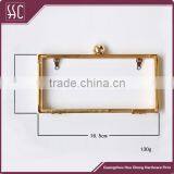 16.5x8cm Clutch Metal Frames With Black Plastic Shells Box Purse Frame thumbnail-2