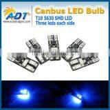 Car Bulbs LED Error Free Canbus 5630 SMD Blue Color W5W T19 501 Side Light thumbnail-1