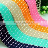 50 Wedding Anniversary Decoration Polka Dot Printed 3 Inch Grosgrain Ribbon thumbnail-1