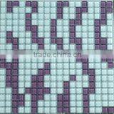 15x15 Crystal Glass Mosaic Tile of Swimming Pool (PMGA055)