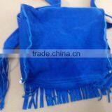 Handmade Western Style Real Suede Leather Beaded Ladies Shoulder Bag Fringed thumbnail-6