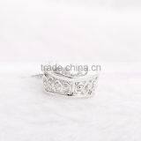 925 Sterling Silver Horse Shoe Shape Dancing Stone Pendant Necklace Jewelry SPG900W thumbnail-3