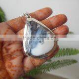 falak gems Artisan pendant dendrite opal-Gemstone pendant