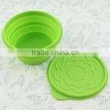 For Pinic Outdoor Travel Foldable Silicone Water Bottle thumbnail-5