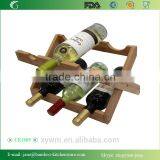 Bamboo Countertop Wine Rack 6-bottles thumbnail-2