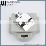 Simple Latest Styles & Innovations Covered Zinc Alloy Chrome Finishing Bathroom Sanitary Items Wall Mounted Toilet Paper Holder thumbnail-6