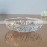 Glass cup and saucer small glass plate glass saucer