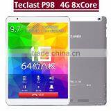 Original Teclast P98 4G FDD LTE Phone Call Tablet PC MT8752 Octa Core 64Bit 9.7inch Retina Screen 2048*1536 2GB/32GB Android 4.4