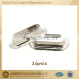 Silver Iron Oval Metal Eyelet For Bags