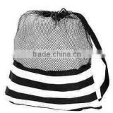 Canvas Laundry Bag with cotton mesh