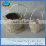 Round Hanging Corn Husk Gourd Bottle Storage Basket Rice Sorter Basket Bin Bag thumbnail-1