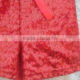 Fashion Red Sequin Baby Shorts With Satin Bow Baby Pants for Dancing Wear Summer Kids Shorts Colorful Girl's Short Pants thumbnail-3