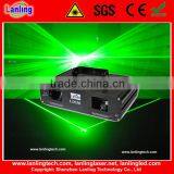 Outdoor High Power Double Lens Green Laser Lighting 50mW 532nm