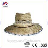 Traditional Straw Hat Summer Large Brim Straw Hat thumbnail-1