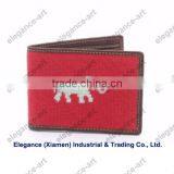 Elephant Red Needlepoint Wallet thumbnail-1