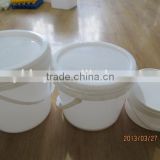3 L PP Plastic round pail with lid Food grade plastic bucket 3 liter