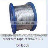 Hot Sell Steel Wire Rope 7x7(6x7+SE) thumbnail-1