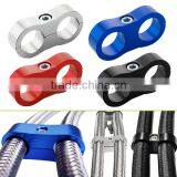 200series AN10 10AN Blue Teflon Braided Dual Hose Separator Clamp Fittings thumbnail-4