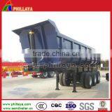 Top Qualily 50-60 Tons Heavy Duty 3 Axles Tipper Semi Truck Trailer for Sale thumbnail-2