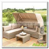 Audu All Weather Steel Day Beds Outdoor Rattan thumbnail-2