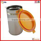 Round Custom Print Airtight Tin Box for Coffee thumbnail-2