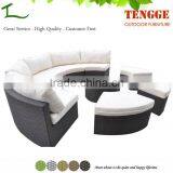 9 Pieces Seperate Style Rattan Wicker Daybed Sofa