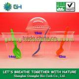 16oz Biodegradable Transparent Plastic Cup PLA /cold Cup for Ice Cream,yogurt,drink,jelly,etc thumbnail-1