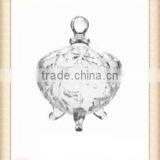 Wholesale Glass Candy Box With Lid ,promotion Glass Sugar Bowl,candy Box for Sale thumbnail-1