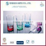 New Colored Glass Tumbler Bottom Colored Tumbler thumbnail-1