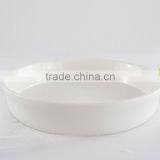 Hospitality Hotel Supply Round Eco-friendly Porcelain Plates Bakeware thumbnail-5